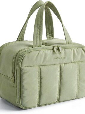 Travel Toiletry Bag, Puffy Large Toiletry Bag for Women, Lightweight Cosmetic Ma